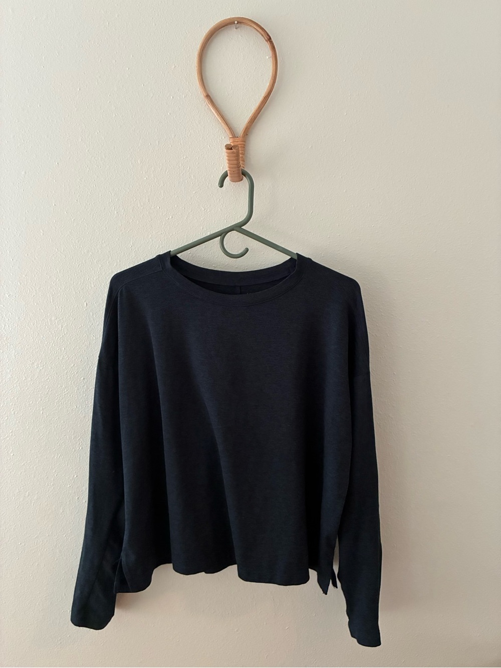 Girlfriend Collective ReSet Long Sleeve in Navy
